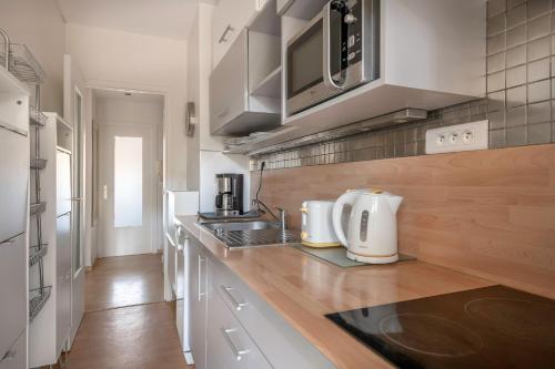 Konyha, Appartement avec double terrasse - 170m de la plage in La Baule