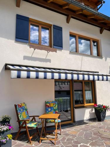 Erkély/terasz, Ferienwohnung Falkenstein in Rettenberg