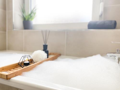 Fürdőszoba, Apartment Mozart in Gernsbach