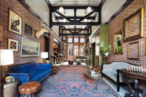 Lobby, The High Line Hotel near Whitney Museum of American Art