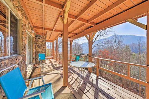 Mountain-View Maggie Valley House with Spacious Deck in Maggie Valley, USA
