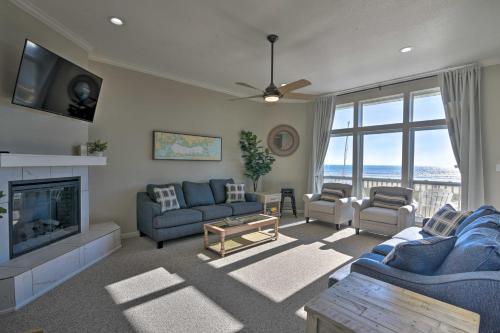 West Galveston Home about Steps from Terramar Beach!