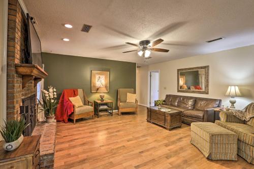 Quiet Dothan House with Fenced Yard and Fire Pit!