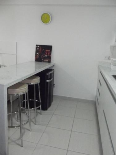 ห้องครัว, Flat BV Beira-Mar - Edf Beach Class EXECUTIVE Apart-Hotel 507 in ปินา