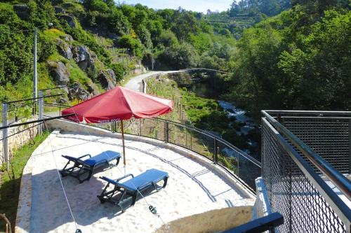 Stone House by Caima River with Pool