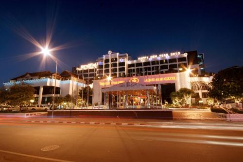 Indgang, Lao Plaza Hotel in Vientiane