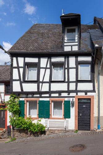 A szálláshely kívülről, Fachwerkhäuschen (Fachwerkhauschen) in Enkirch