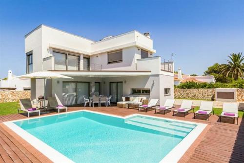 Villa de lujo con piscina cerca playa para 8 gîte à louer Urbanització Tamarinda