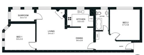 Manly Beach Fully Renovated Apartment, Paradise
