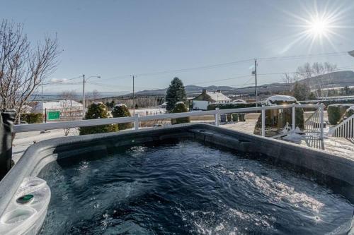 Spa, sauna et foyer : Le Phare de Baie-Saint-Paul