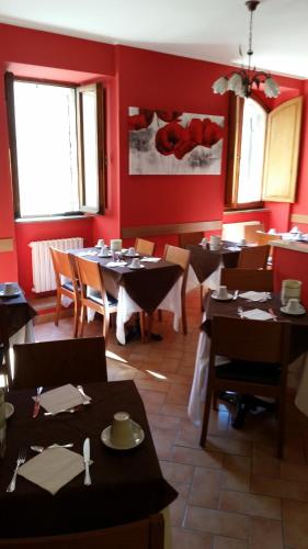 餐廳, 普羅佩茲奧酒店 (Hotel Properzio) in 阿西西