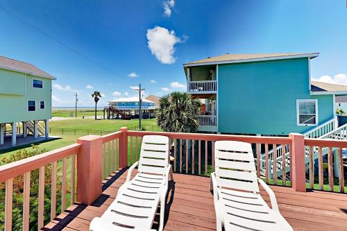 Bolivar Peninsula in Crystal Beach, USA