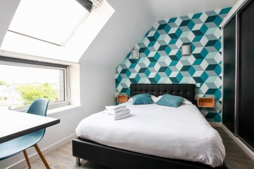 Chambre double avec 1 ou 2 lits, salle de bain privée