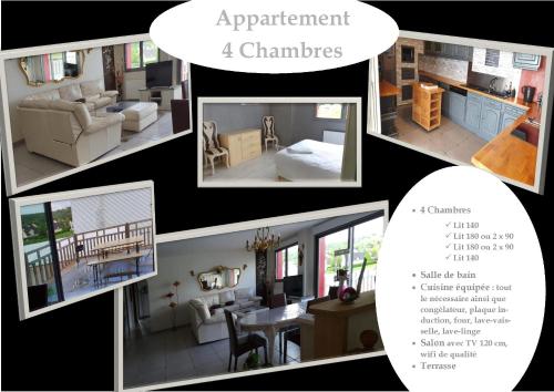 . Appartement 4 chambres Sur la Cave
