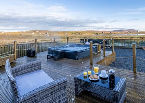 Душ, Benview Bed and Breakfast & Luxury Lodge, Isle of North Uist in Carinish