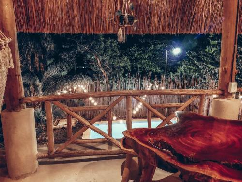 ระเบียง/ชานเรือน, Hotel Xa´an Bacalar in บากาลาร์