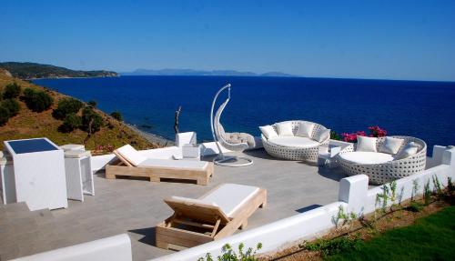 Viesnīcas āriene, Samothraki Beach Boutique Hotel in Makrilies