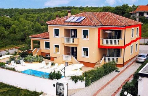 Apartment in Zadar with sea view, balcony, air conditioning, WiFi 858-2, Zadar (Foto 3)