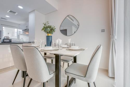 Facilities, Spell-binding 3BR Townhouse at DAMAC Hills 2 Dubailand by Deluxe Holiday Homes in Damac Hills 2