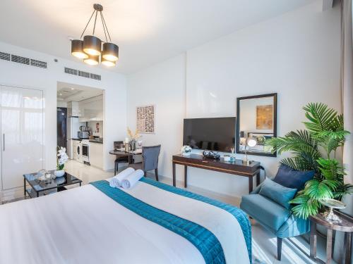 Welcoming Studio at Ghalia Jumeirah Village Circle by Deluxe Holiday Homes