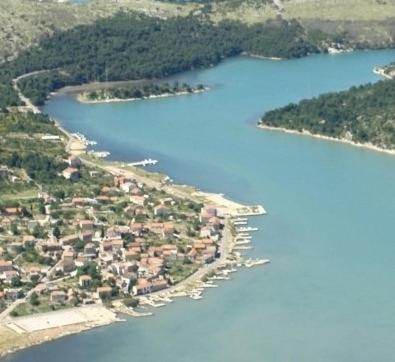 Holiday house in Zaboric with sea view, terrace, air conditioning, WiFi 823-1