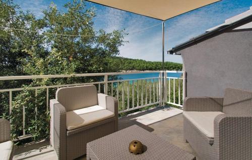 Erkély/terasz, Robinson house in Vela Luka with sea view, terrace, air conditioning, WiFi 3439-1 in Vela Luka
