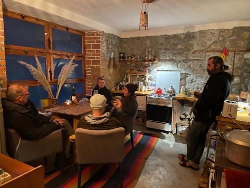 The house in the village The house in the village