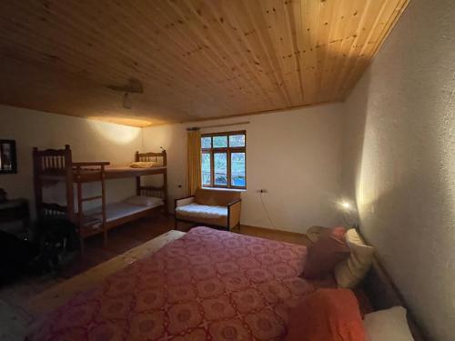 The house in the village The house in the village