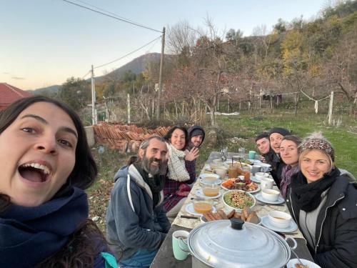 The house in the village The house in the village