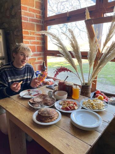 The house in the village The house in the village