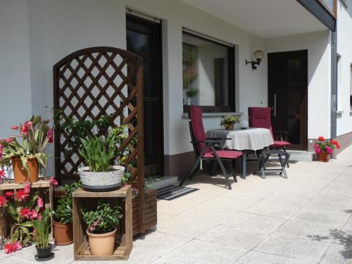 陽台/露台, Ferienwohnung Neumann in 格爾斯費爾德/羅恩