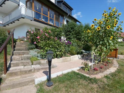 外部景觀, Ferienwohnung Neumann in 格爾斯費爾德/羅恩