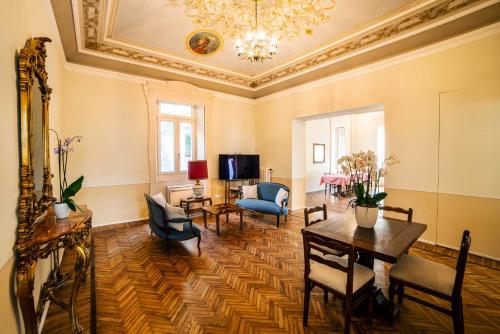 共用Lounge/電視區, 瑪麗別墅酒店 (Hotel Villa Marie) in 特雷麥作