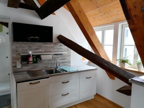 keuken, Ferienwohnung "Am Oberen Tor" in Lauchheim