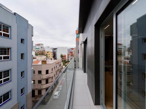 Balkon/Terrasse, Hotel Emeté & Coworking by Airnest (Hotel Emete & Coworking by Airnest) in Gran Canaria