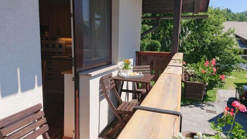 Erkély/terasz, Apartments Na Vasi in Bohinji-tó