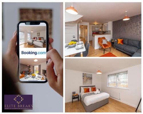 Central 4 bed house by Elite Breaks Serviced Accommodation Birmingham With Free Parking Sleeps upto 8 gîte à louer opal 1
