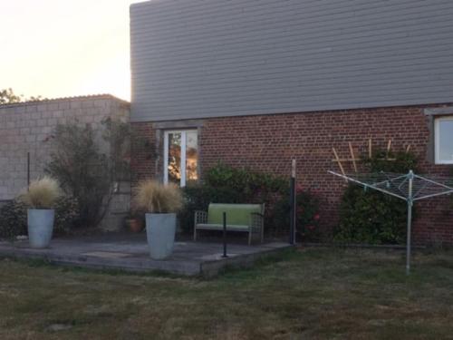 Dārzs, Gite HELSEBAN - Maison à 3 minutes de la mer dans résidence privée (Gite HELSEBAN - Maison a 3 minutes de la mer dans residence privee) in Bethencourt-sur-Mer
