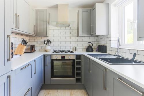 keuken, Little Cedars House in Kea