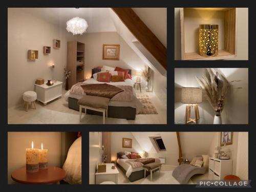 Maison cosy deux chambres avec cheminée gîte à louer Condé-sur-Vire