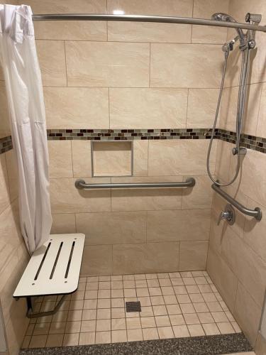 King Room with Roll-In Shower - Mobility/Hearing Accessible - Non-Smoking