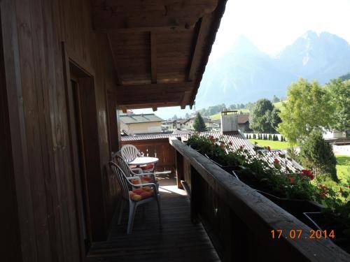 balkon/terras, Haus Arnika in Lermoos