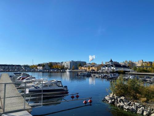 View, New Apartment next to Kuopio Harbour with Sauna in Kuopio