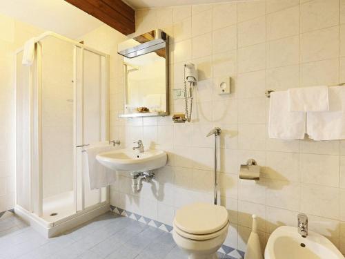 Fürdőszoba, Hotel Villa Neve in Cortina d'Ampezzo városközpont