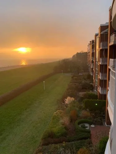 Studio mit Meerblick und großer Loggia - Direktzugang zur Nordsee in Wilhelmshaven, Deutschland