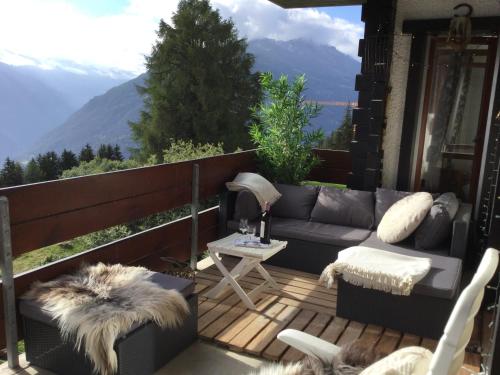 Erkély/terasz, Immeuble Les Aiglons in Vex