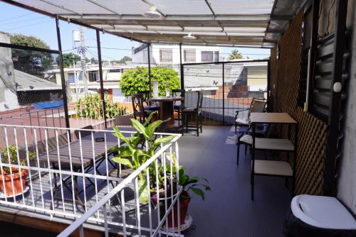Balcony/terrace, Hostal Guatefriends near La Aurora International Airport