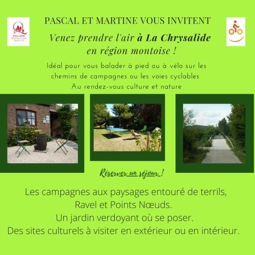  B&B La Chrysalide, Pension in Mons bei Boussu Bois