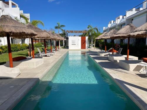 Elegant Oceanfront Residence at Tulum Country Club Bahía Príncipe Golf Club