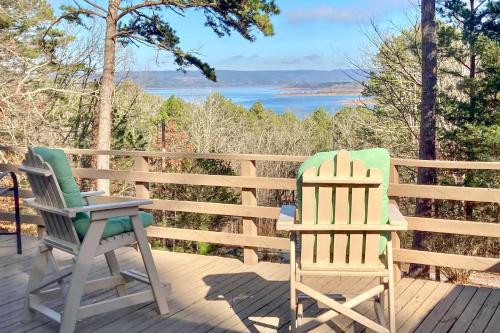 Treetop Hideaway with Lake Views and Fire Pit!